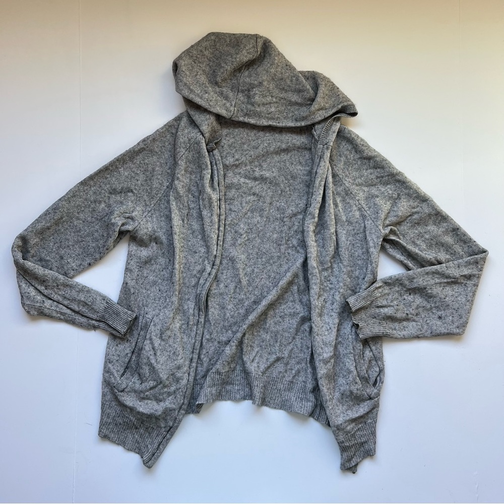 Victoria's Secret Grey Hooded Cardigan Size Small